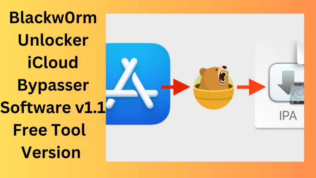 Blackw0rm Unlocker iCloud Bypasser Software v1.1 Free Tool  Version 