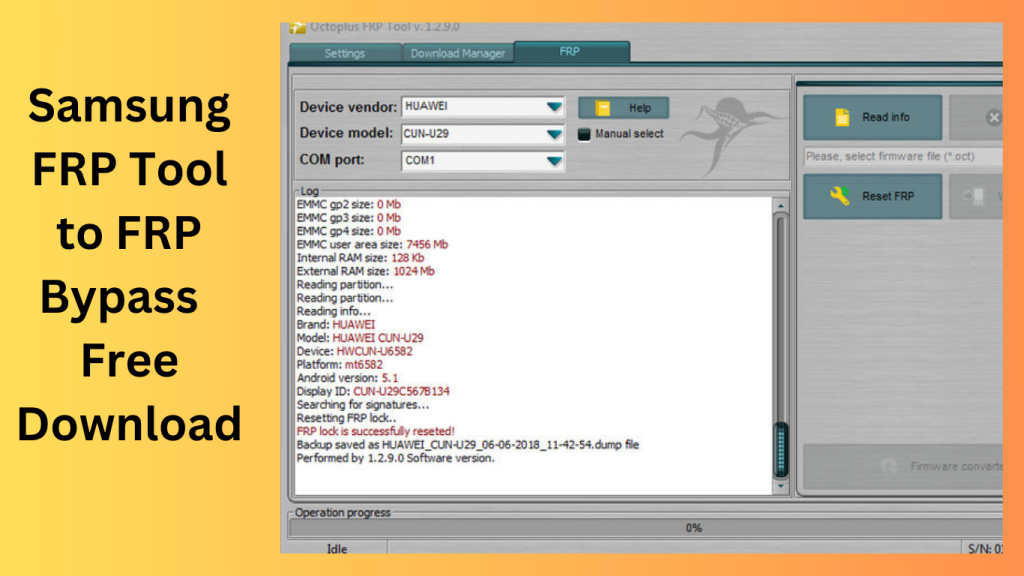 Samsung FRP Tool to FRP Bypass 2024 Free Download