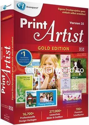 Print Artist Gold