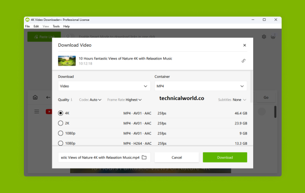 4k video download