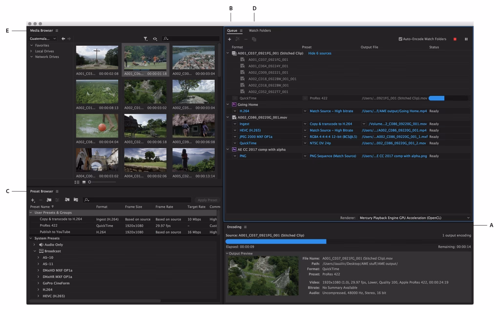 Adobe Media Encoder